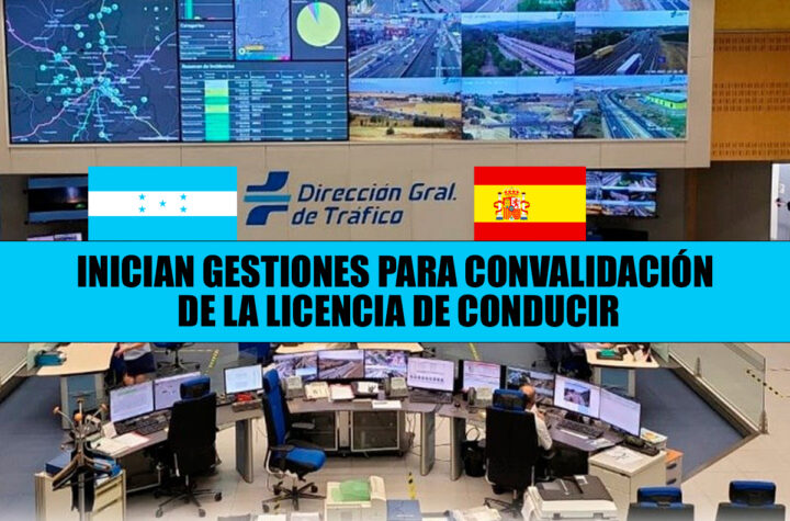 Convalidación del carnet de conducir Honduras España